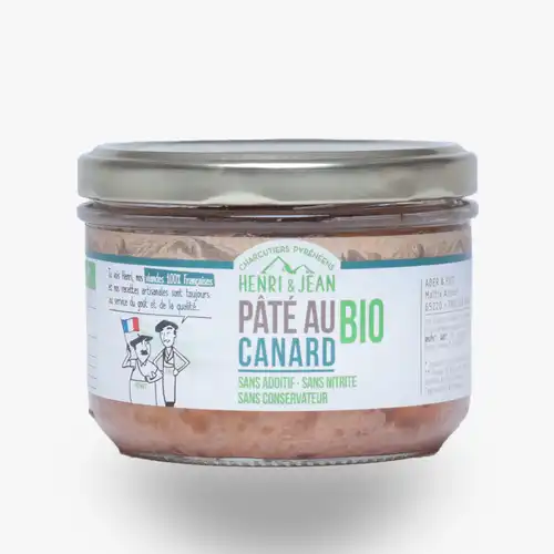 Pâté de canard Bio180g